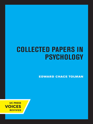 cover image of Collected Papers in Psychology